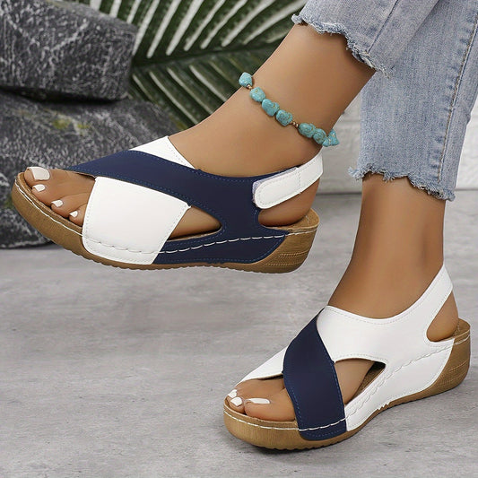 Dam Sandaler Ortopedisk Design Läder för Komfort 1