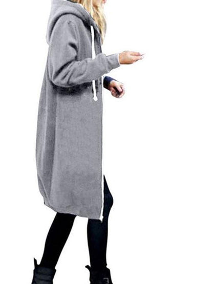 Vinterkappa Dam Elegant Polyester med Praktiska Fickor-3