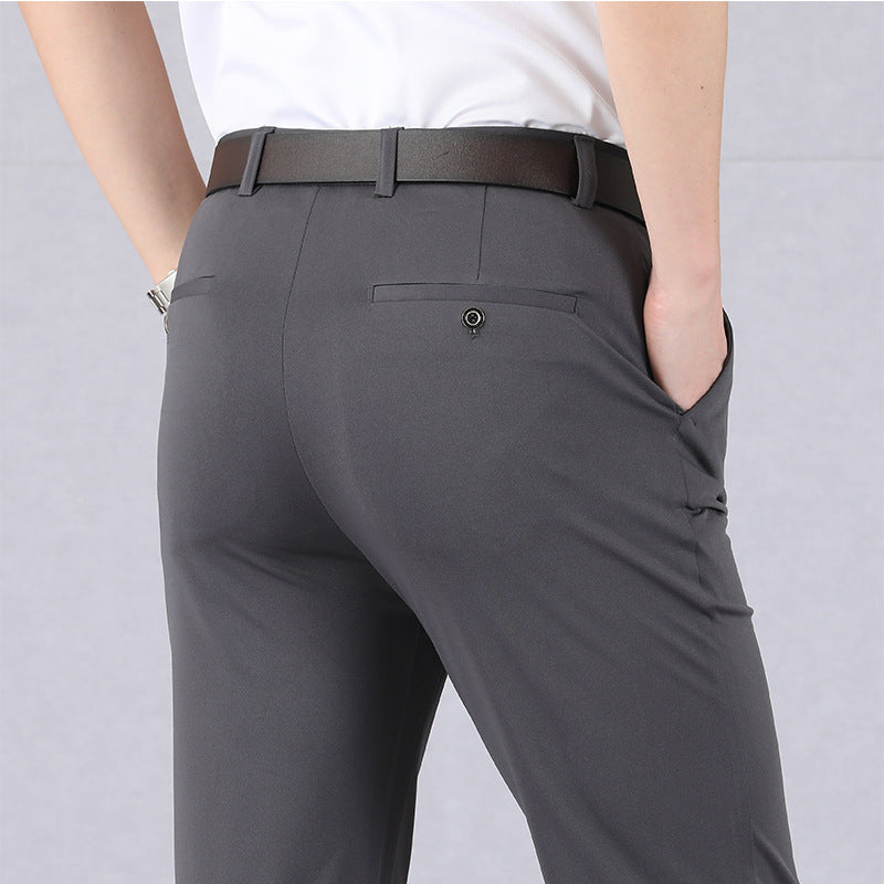 Herrbyxor Stretchbomull och Spandex Regelbunden Passform 10