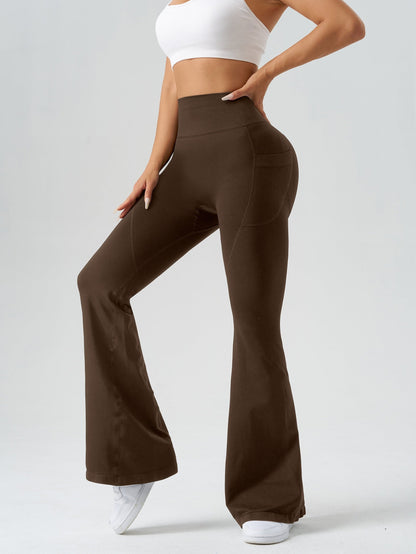 Högmidjade Blommiga Byxor för Kvinnor i Polyester och Elastan – Bekväm och Figursydd Passform, Flera Storlekar 8