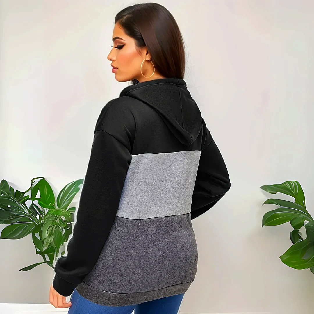 Stickad Dam Tröja Trendig Midjestil Mjuk Material-4