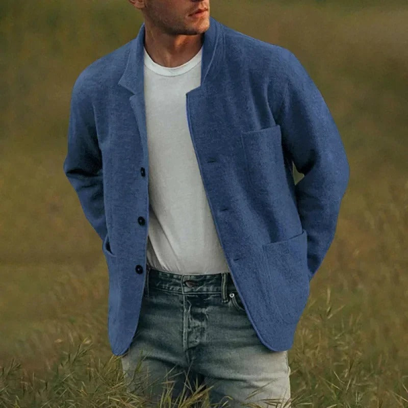 Variant image for Herrjacka Mångsidig Knappstängning Högkvalitativ Polyester-6