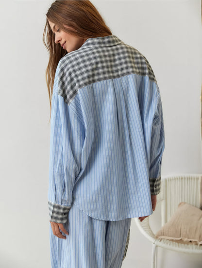 Kvinnors Loungewear Set Avslappnad Topp och Byxor Mjuk Andningsbar Väv-2