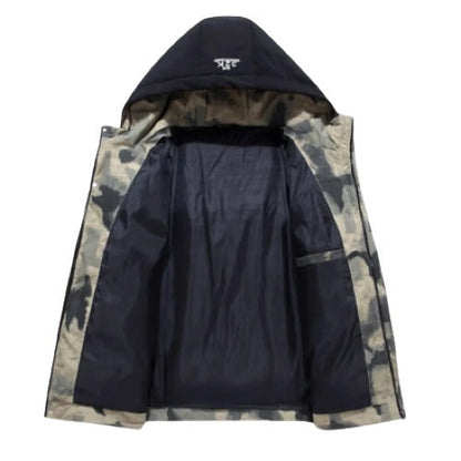 Herren Huvjacka Kanadensisk Design Polyester Bomull 2