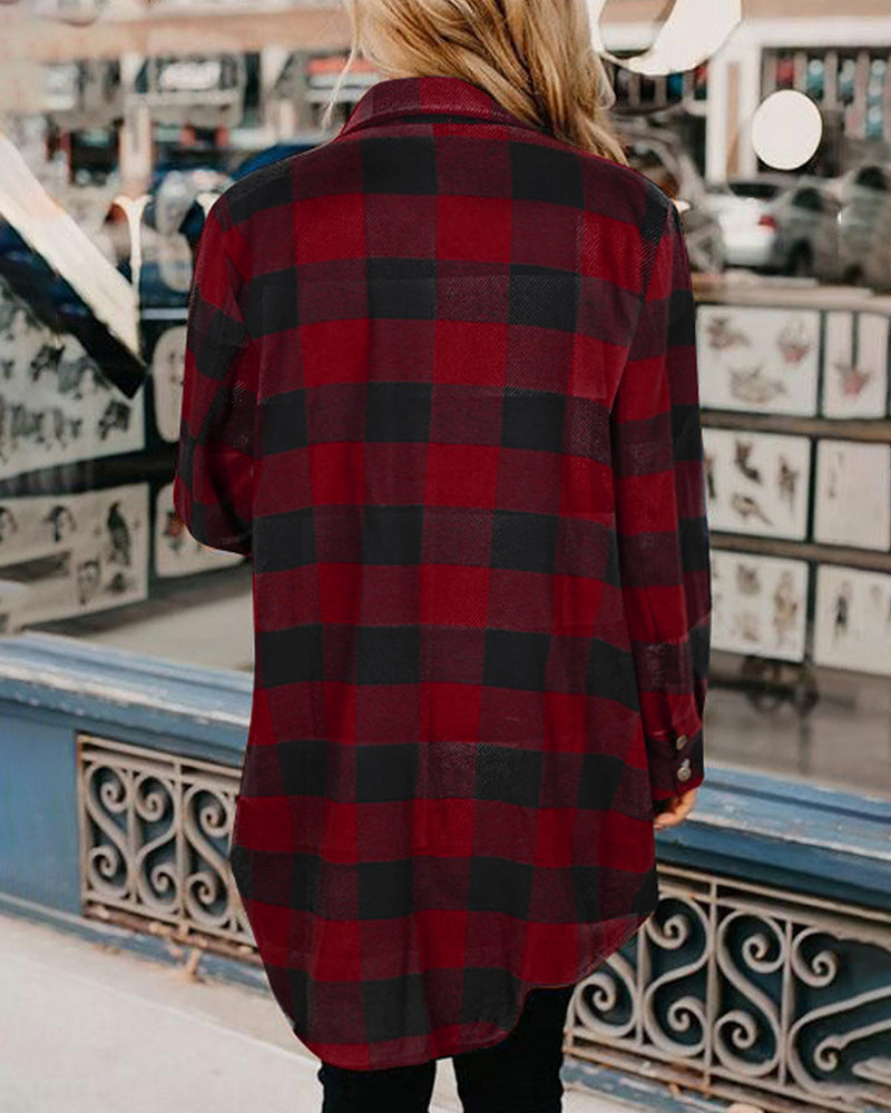 Dam Kappa Långa Ärmar Polyester Vinterkappa-5