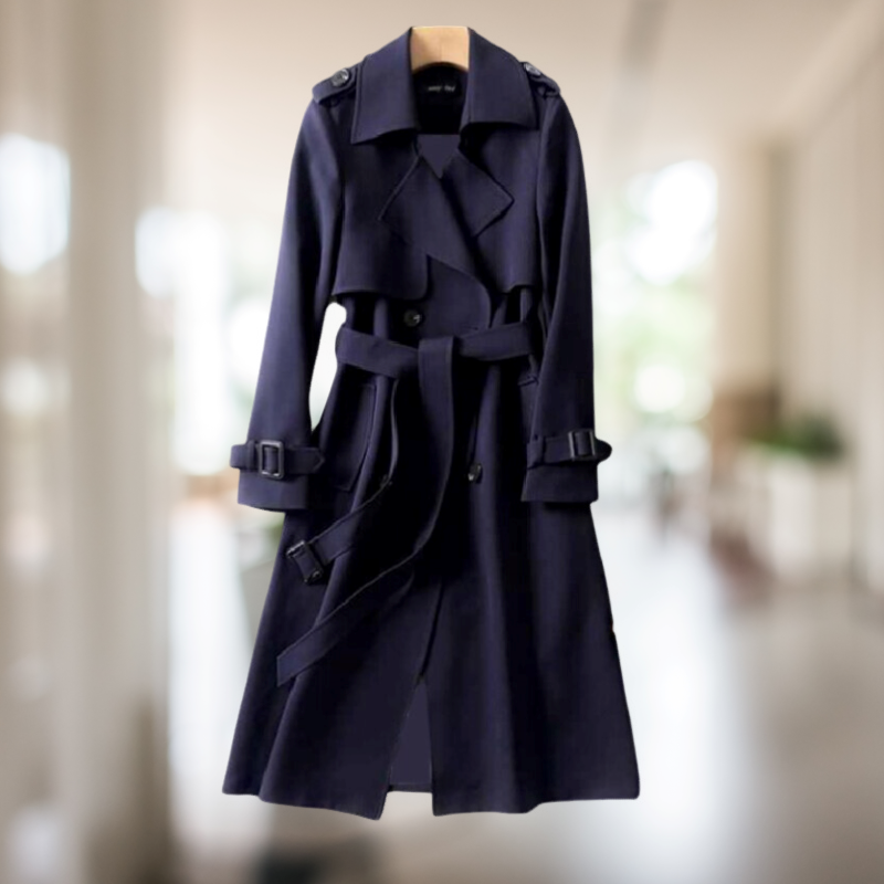 Variant image for Dam Trench Coat Elegant Högkvalitativt Tyg-21