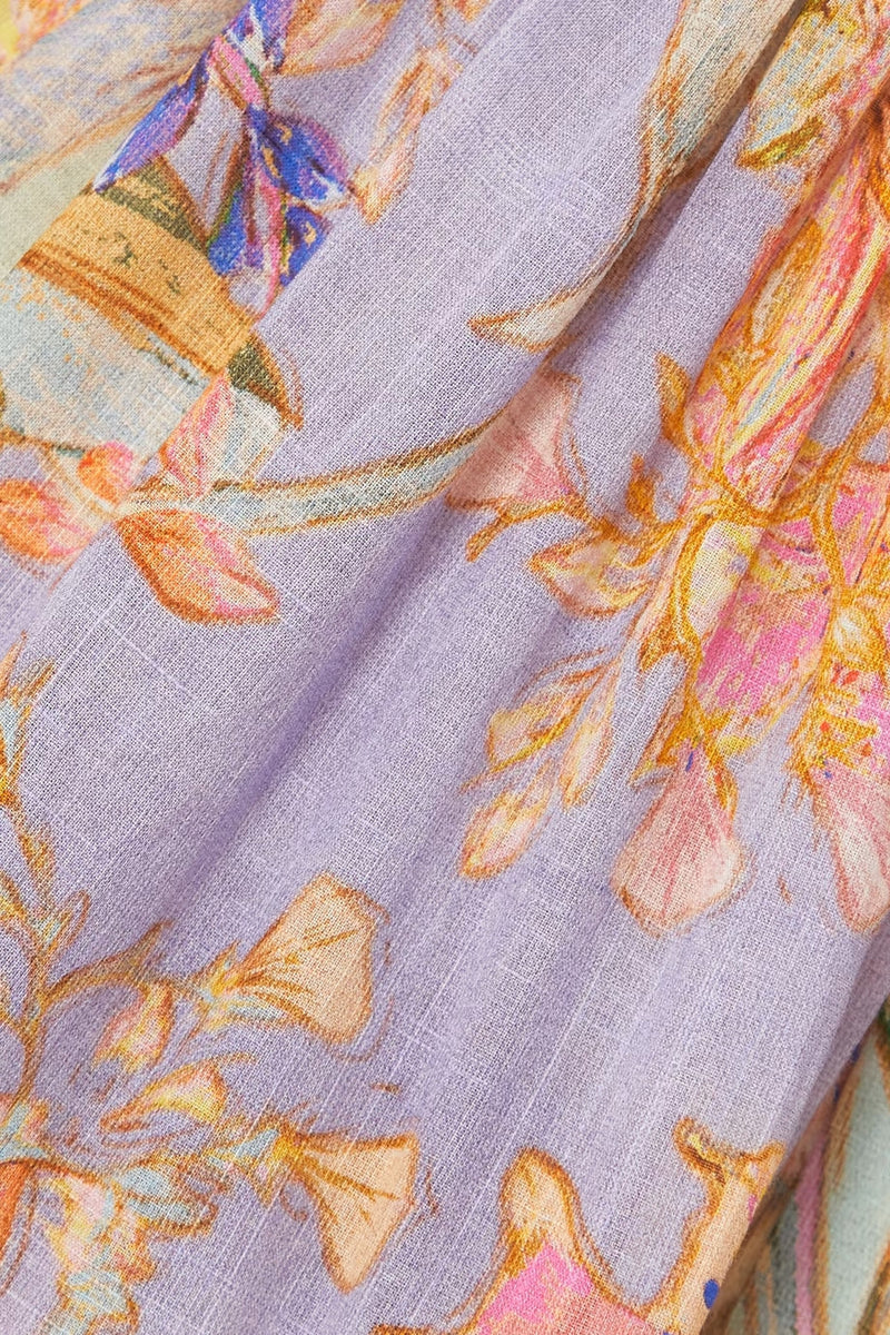 Charmig Blommaklänning i Bomull för Dam – Färgglad och Bekväm, Storlekar M till 2XL 3