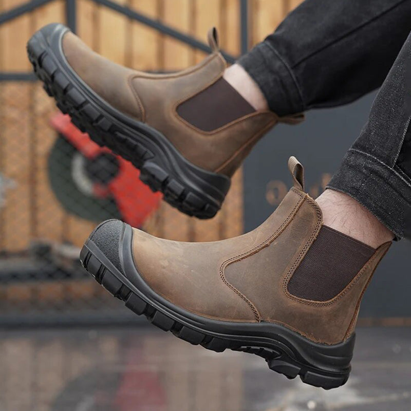 Herr Vinterstövlar Robust Gummi Flexibla Sidodelar-5