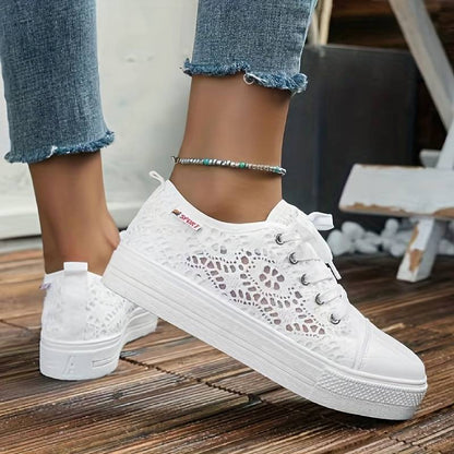 Variant image for Dam Sneakers Andningsbara Lätta Material Elegant Design-9