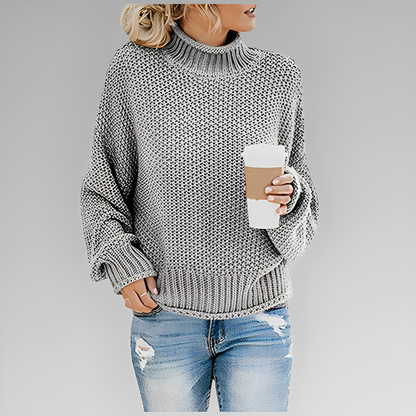 Dam Vintertröja i Akryl och Ull – Modern och Bekväm, Perfekt för Kalla Dagar, Normal Passform, Finns i Storlekar S-XL 11