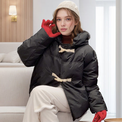 Damjacka Kort Trendig Bomull Avslappnad Passform-6