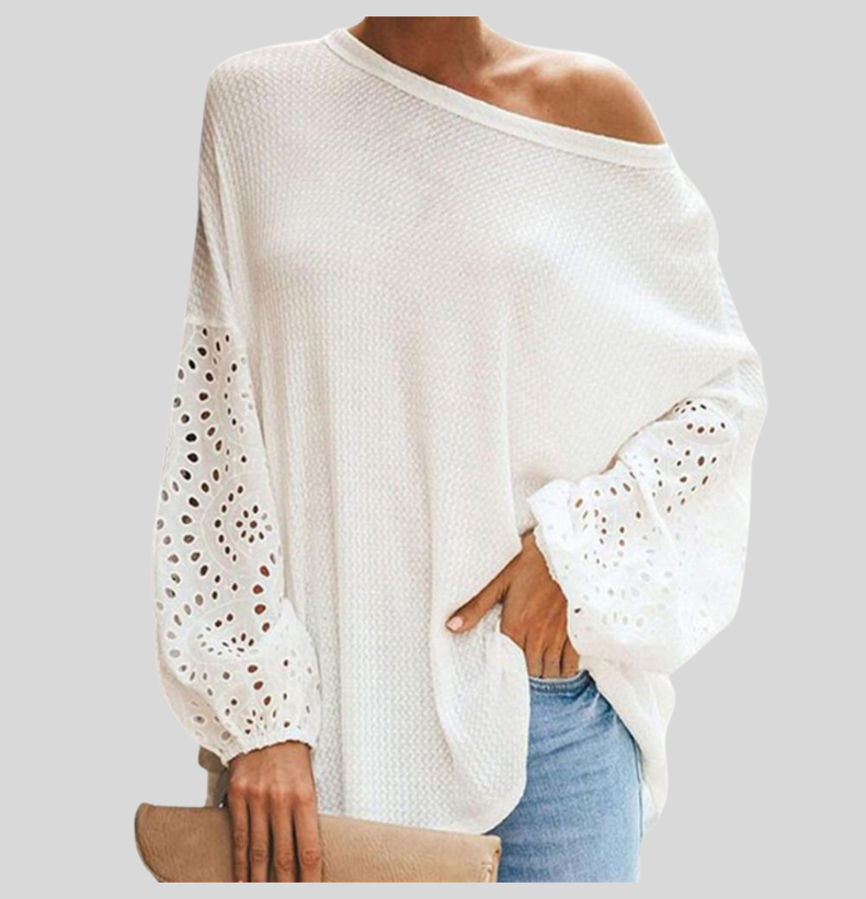 Kvinnors Axelblus Chic Ull-2