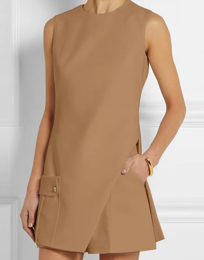 Damkläder Sommarklänning Elegant Andningsbar Tyg-2