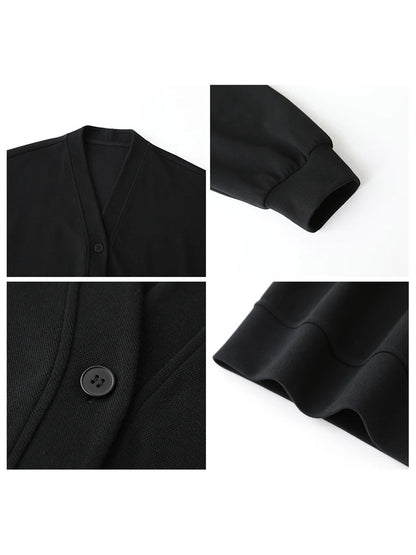 Dam Vinterjacka Lång Polyester Trendig Design-4