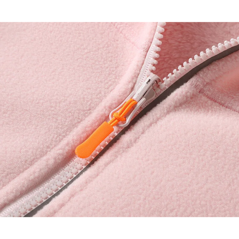 Herren-Fleecejacke, lange Ärmel, hochwertiger Fleece, mit Reißverschlusstaschen 4
