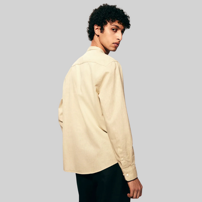 Dam Skjorta Klassisk Bomull - Tidlös Blus för Sommar-4