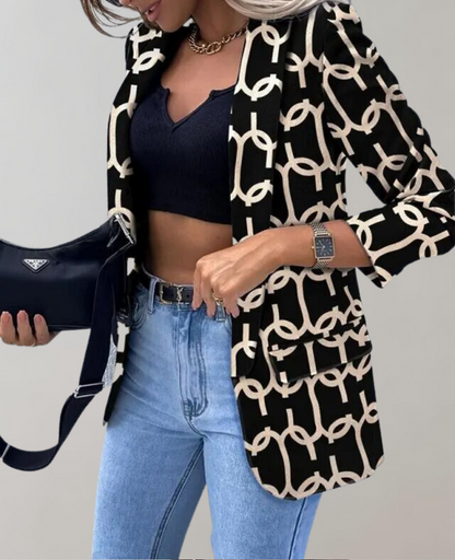 Dam Vinterjacka Klassisk Polyester för Kalla Dagar-1