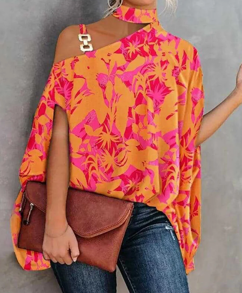 Dam Blus Smutsavvisande Andningsbart Material Elegant Design-3