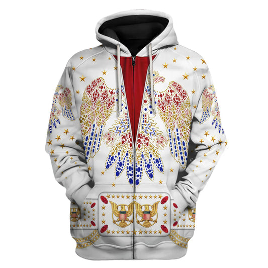 Herrar Hoodie T-shirt Joggingbyxor Avslappnad 100% Bomull-1