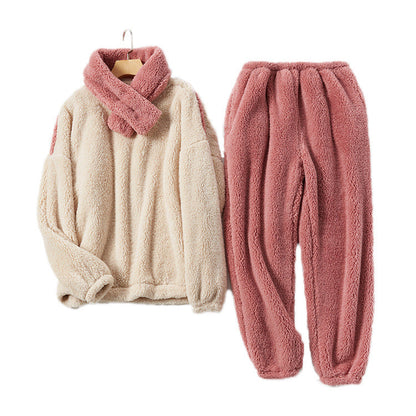 Dam Pyjamasuppsättning Fluffig Polyester Avslappnad 2