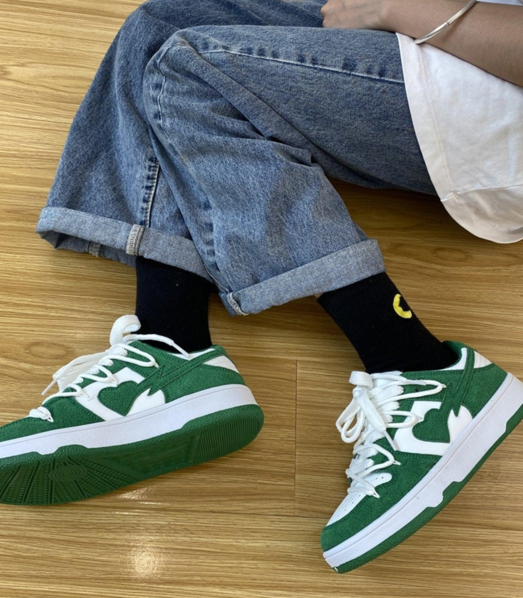 Kvinnors Snörskor Graffiti Design Urban Syntetmaterial-6