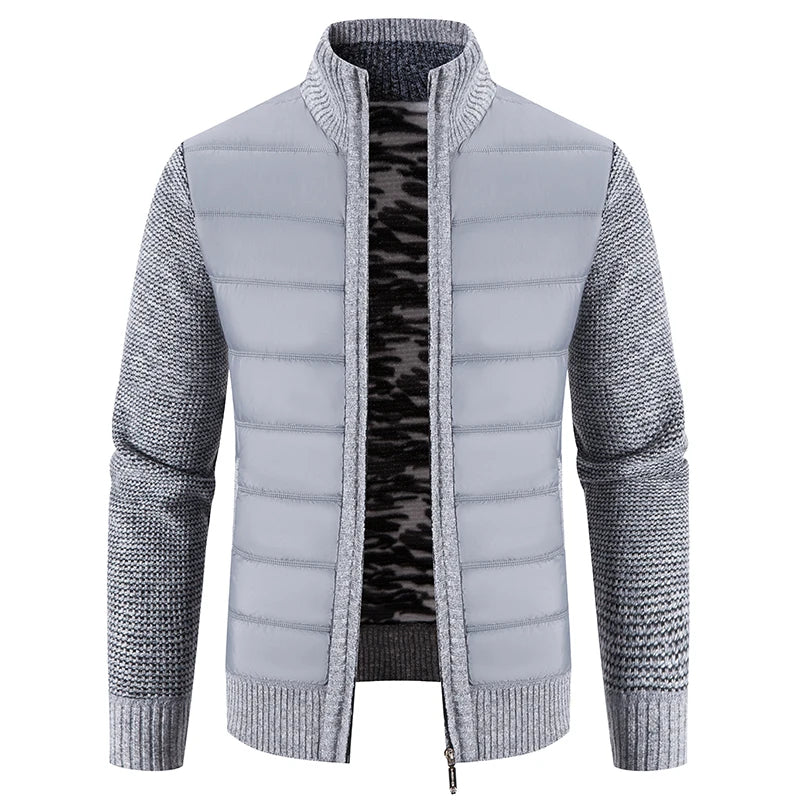 Herr Väst Trendig Fleece Modern Design för Kalla Dagar-6