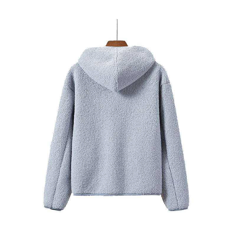 Fleeceväst Dam med Huva och Blixtlås i Mjuk Sherpa Fleece – Perfekt för Kalla Dagar 2