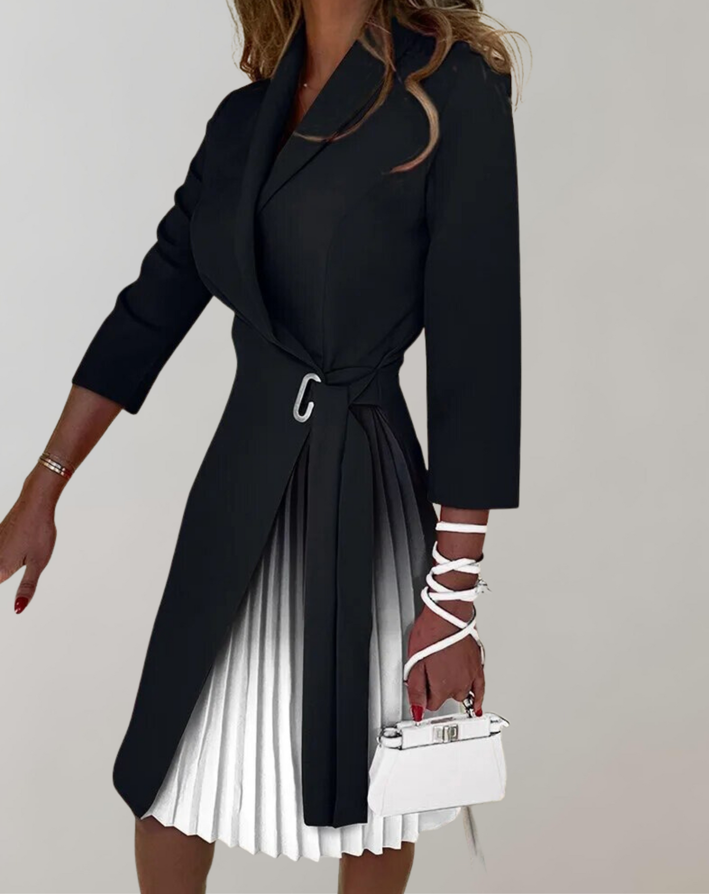 Fina Dam Klänningar A-linjeformad Med Unikt Tryck Högkvalitativt Tyg-3