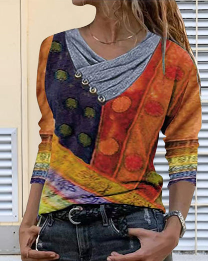 Dam Topp Enkel Design Polyester-4