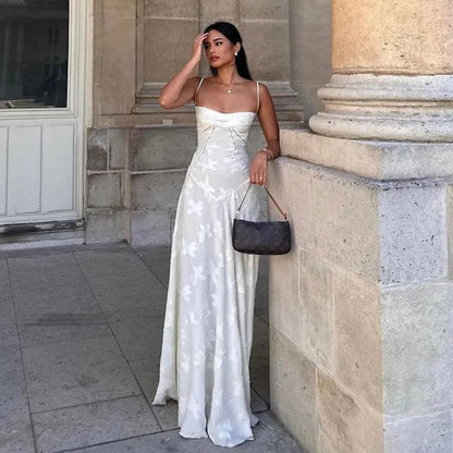 Kvinnors Klänning Figurpassande Tidlös Högkvalitativt Tyg-1