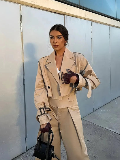 Damjacka Klassisk Design Högkvalitativt Material-6