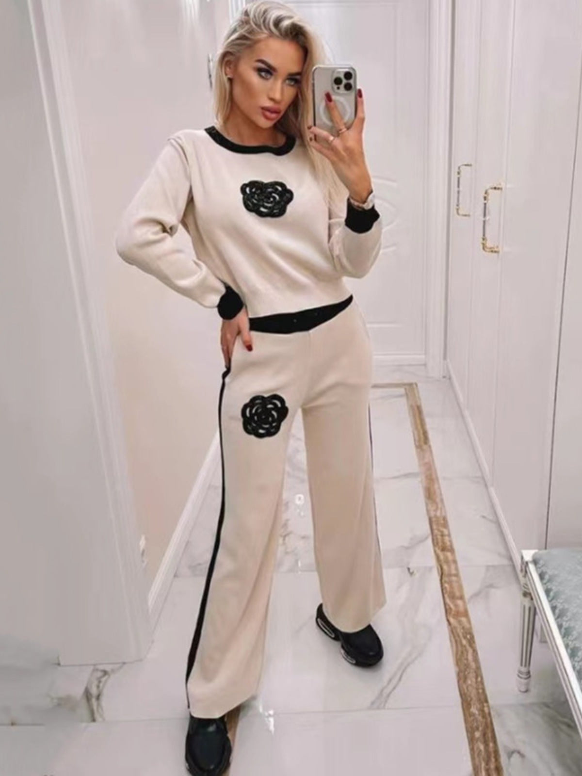 Kvinnors Klänning Prinsessärmar Spandex-6