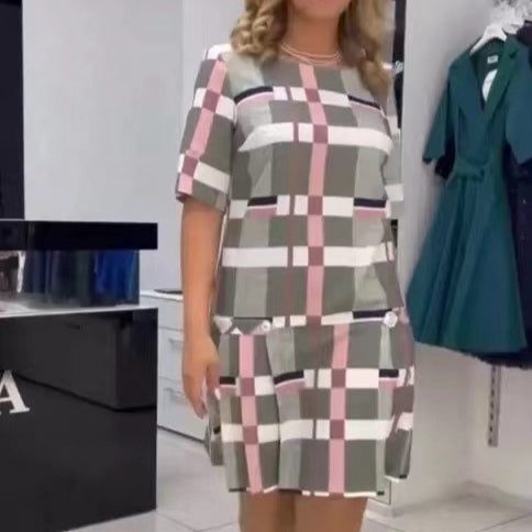 Damklänning 3D Effekt Avslappnad Polyester Fina Dam Klänningar-2