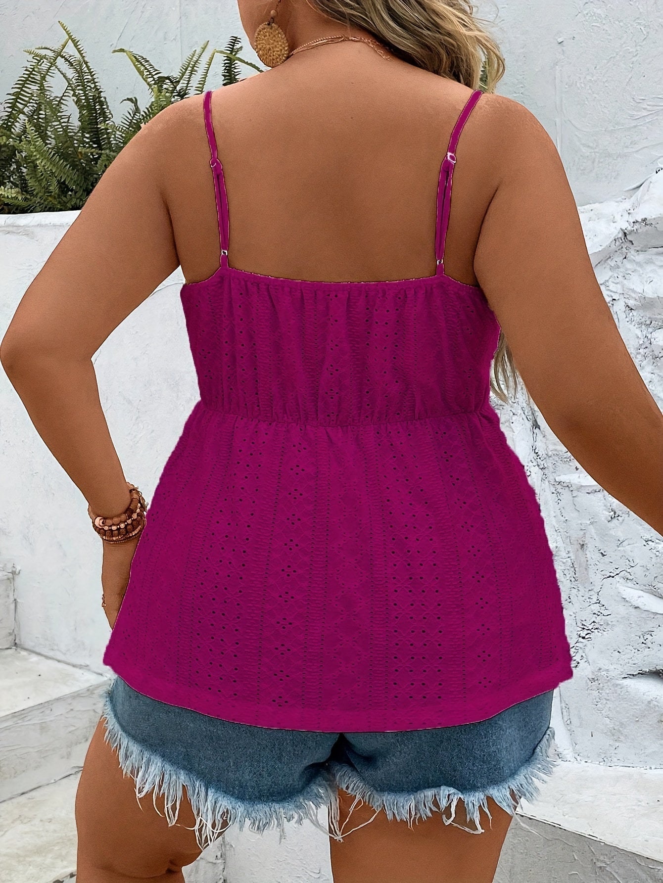 Dam Festtoppar Lätt Material Elegant Stil-3