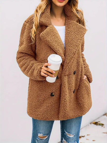 Variant image for Damjacka Teddy Chic Lång Ärmar Teddytyg-16
