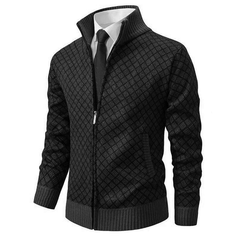 Herrjacka Slim Fit Modern Design Högkvalitativ Blandning-6