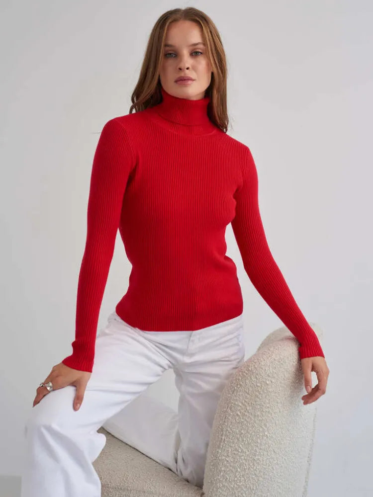 Herren Turtleneck Tröja Klassisk Design Mjuk Fiber 11