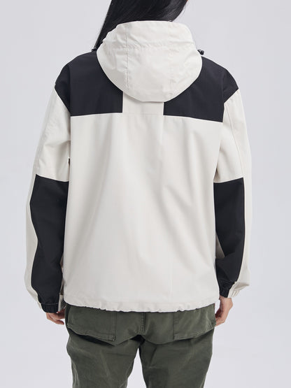 Dam Vinterjacka Sportig Vindtät Vattentät Lång Jacka-4