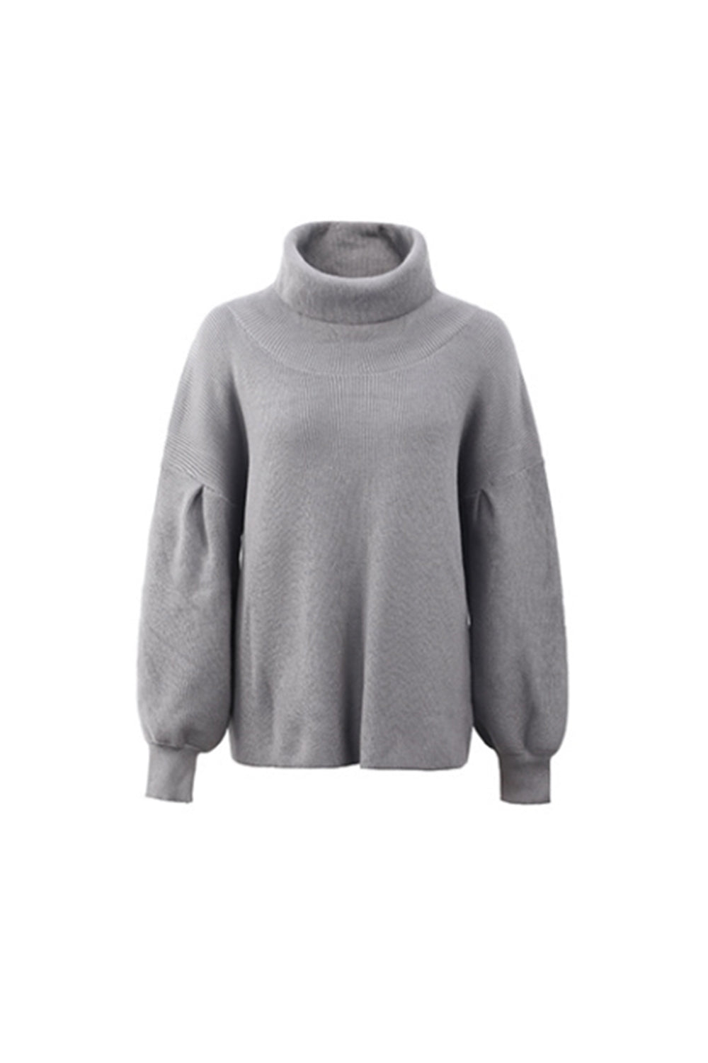 Unisex Tröja Hög Krage Långa Ärmar Polyester-6
