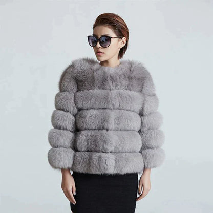 Damjacka Bubblande Syntetisk Päls för Elegant Look-2