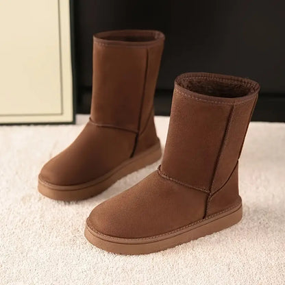 Variant image for Fodrade Vinterstövlar Dam Slip-On Vattentåliga med Fleecefoder-18