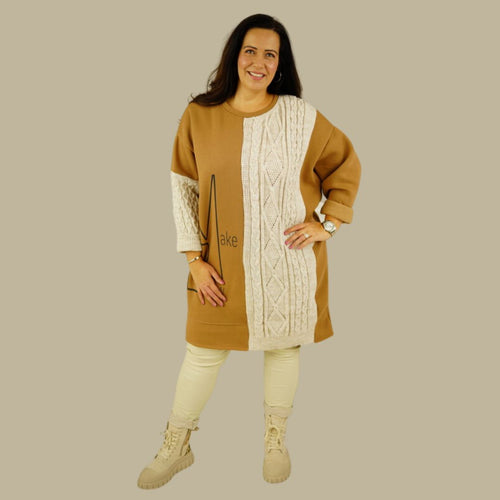 Dam Lång Skjorta Elegant 100% Bomull-1