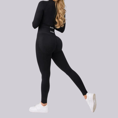 Variant image for Dam Leggings Push Up Hög Midja Elastisk Polyester-14