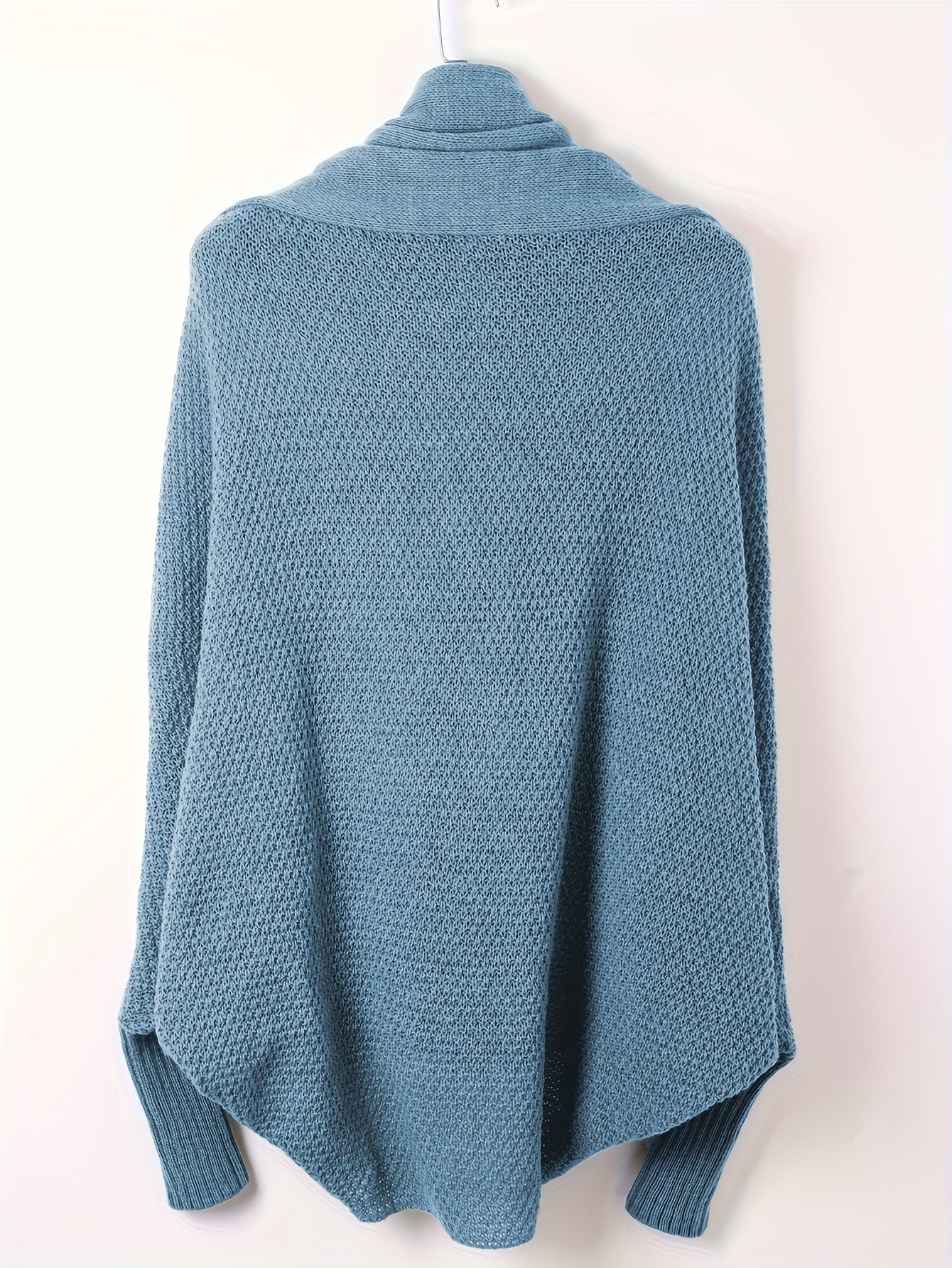 Kvinna Cardigan Långärmad Ull Casual 2