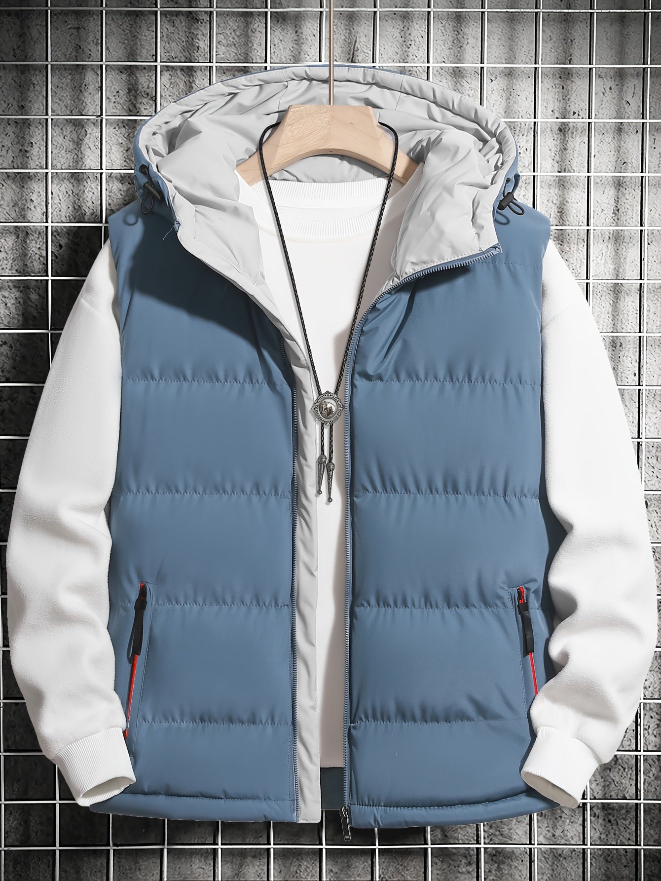 Variant image for Dam Hoodie Väst Gatastil Polyester med Huva och Fickor-37