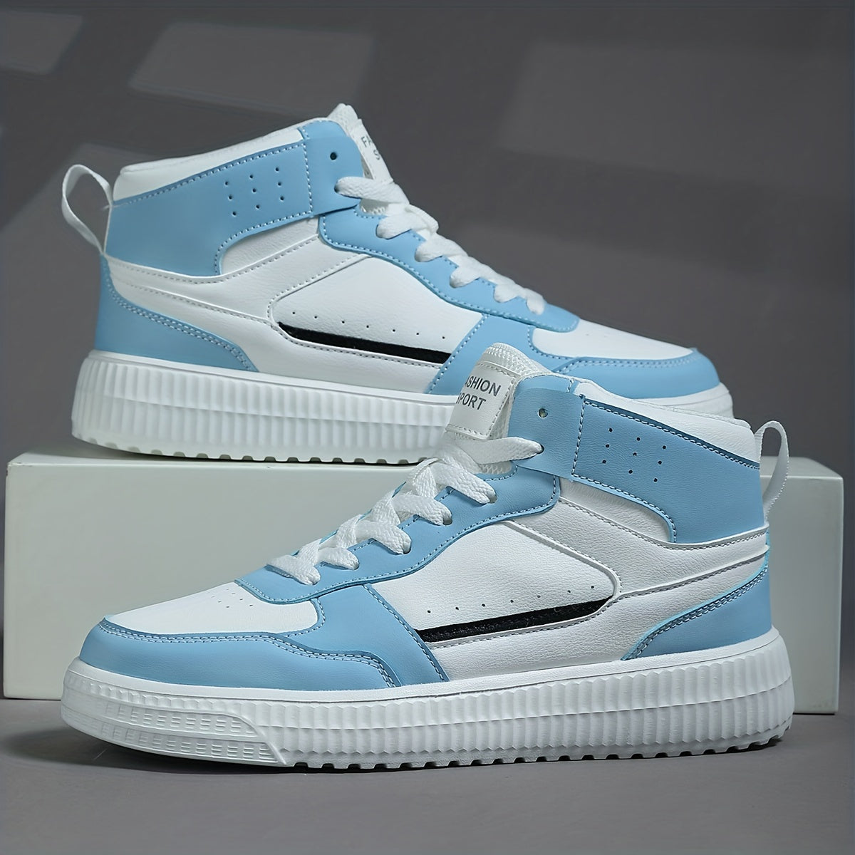 Herr Hög Top Skate Skor Syntetmaterial Urban Design-3