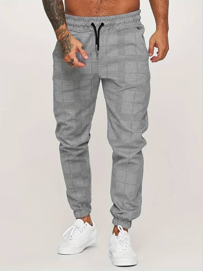 Variant image for Dam Sweatpants Rutigt Designad i Mjuk Bomull-1