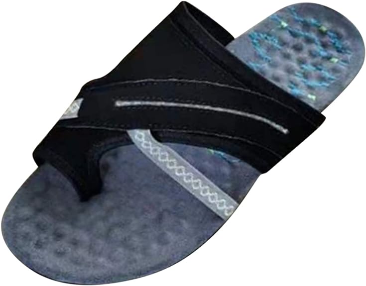 Tofflor Dam Ortopediska Ergonomisk Design Andningsbart Material-2