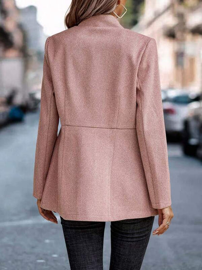 Kvinnors Blazer Klassisk Polyester Elastan-6