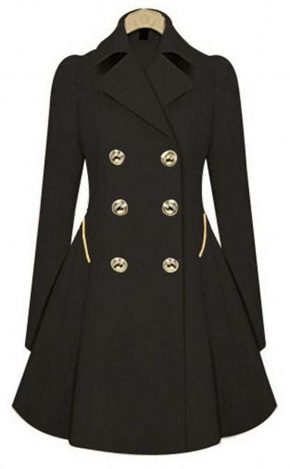 Variant image for Dam Trenchcoat Klassisk Stil Polyester Högkvalitativ och Mångsidig-7